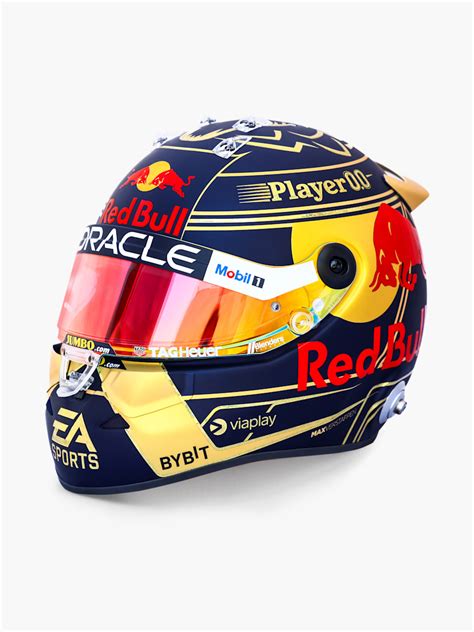 max verstappen mini helmet 2023.